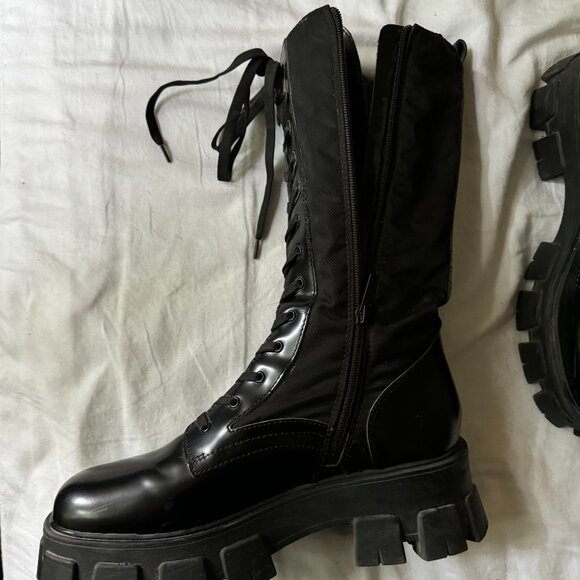 Marc Fisher Hi Fashion Combat Boots - Picture 6 of 10